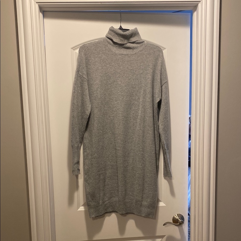 Vero Moda Gray Knit Sweater Dress